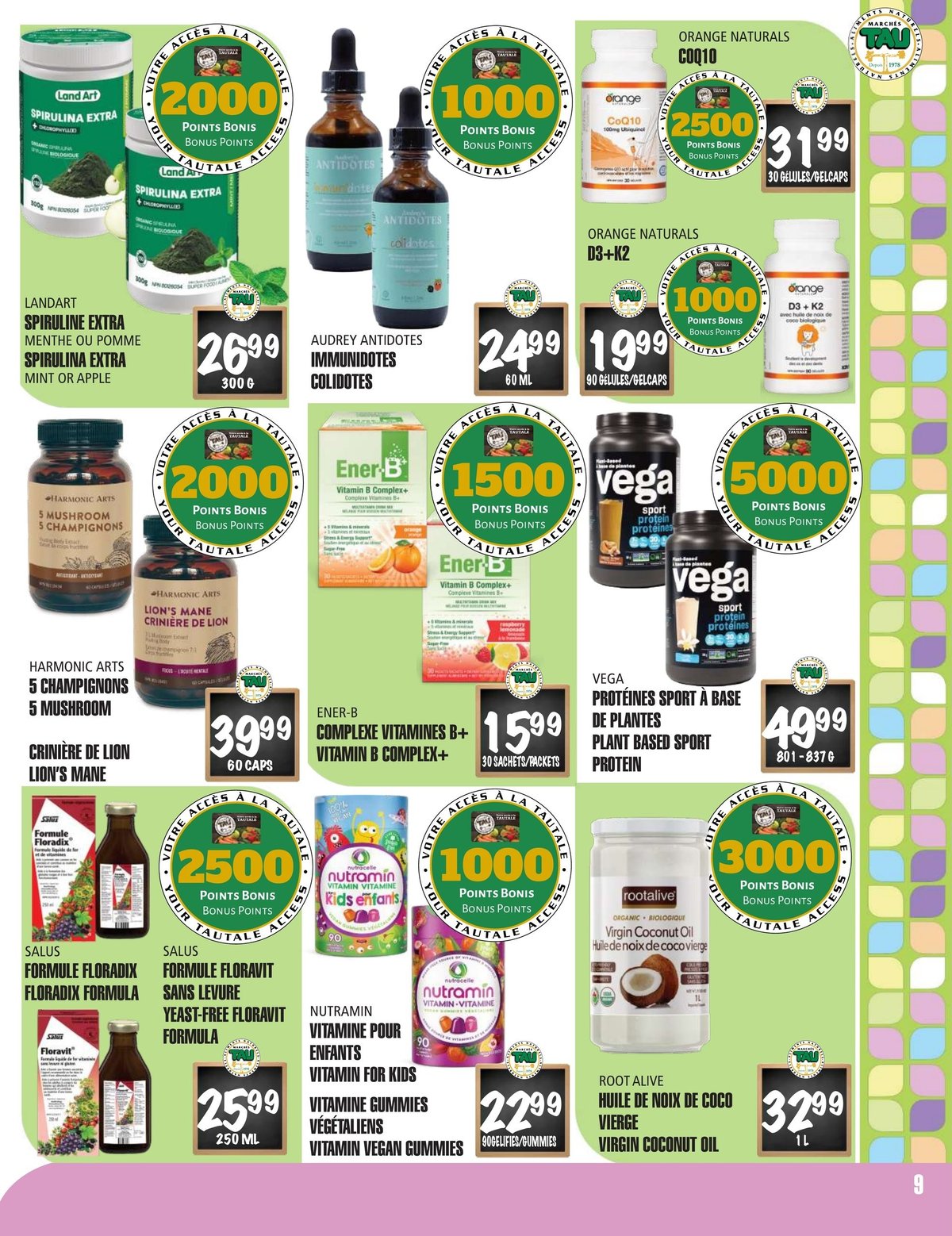  TAU Marché d'alimentation Naturelle