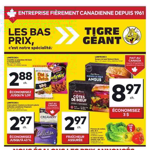Tigre Géant - Page : 1 - Ne manquez pas nos offres exclusives du 14 au ...