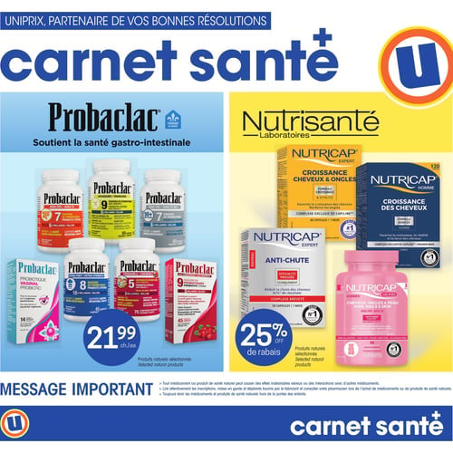  Uniprix - Carnet Santé