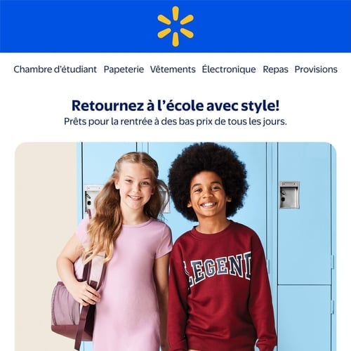  Walmart - La Rentrée Scolaire