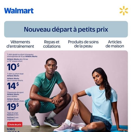  Walmart - Nouveau départ à petits prix