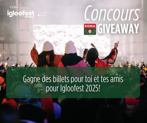 Concours Gastronomique Roma - Igloofest Québec 2025!