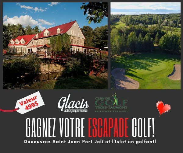 Concours FlexiGolf de la Saint-Valentin au Club de Golf Trois-Saumons et Auberge des Glacis