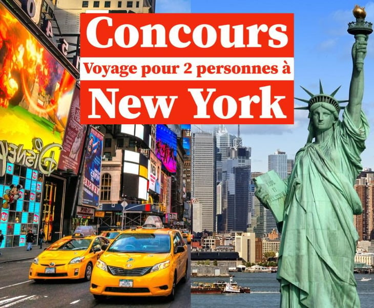 Participez pour remporter un séjour à New York pour deux, estimé à 1300$ !