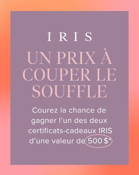 Concours IRIS - Une distinction époustouflante!