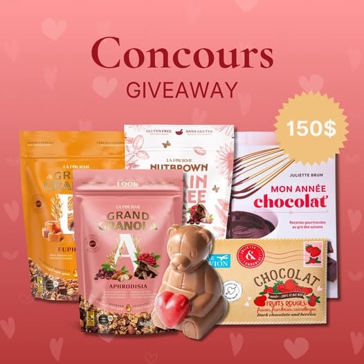 Concours de LA FOURMI en collaboration avec JULIETTE & CHOCOLAT!