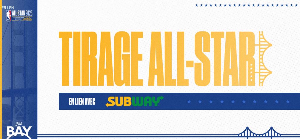 Concours NBA All-Star associé à Subway