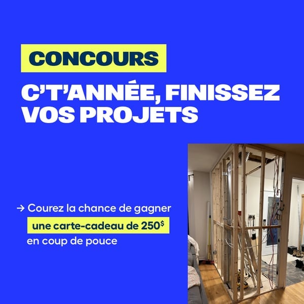 Concours RONA - Remportez une carte-cadeau d'une valeur de 250 dollars!