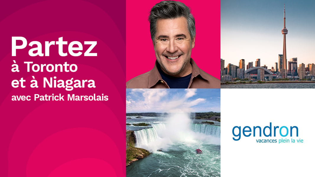 Gagnez onze voyages pour deux à Toronto et Niagara, d'une valeur dépassant mille dollars !