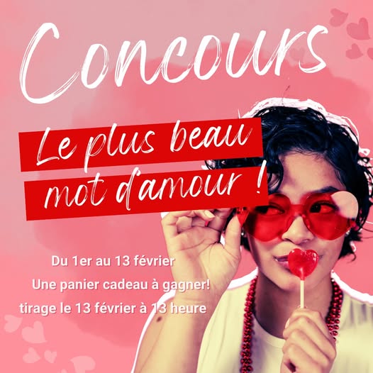 Concours de la Saint-Valentin de CHAP - Promotions exceptionnelles!