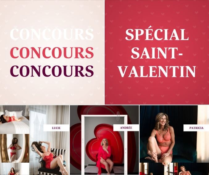 Concours de la Saint-Valentin par Silhouette Lingerie !