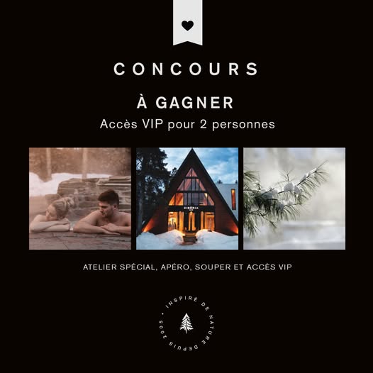 Participez au concours et remportez une soirée VIP pour deux au Sibéria Spa !